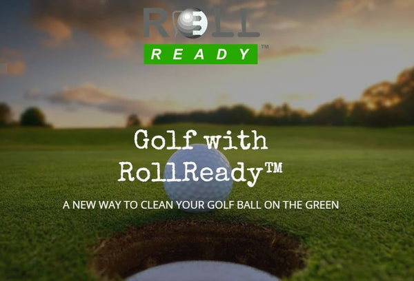 A new way to clean a golf ball on the geen